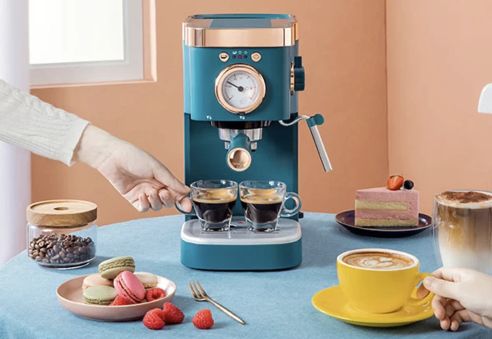 compact espresso machine with grinder